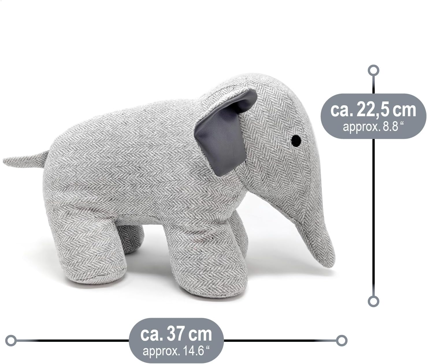 Thumbnail 5 de COM-FOUR fermaporta – supporto pesante con design a elefante, ideale per porte e finestre heavy duty
