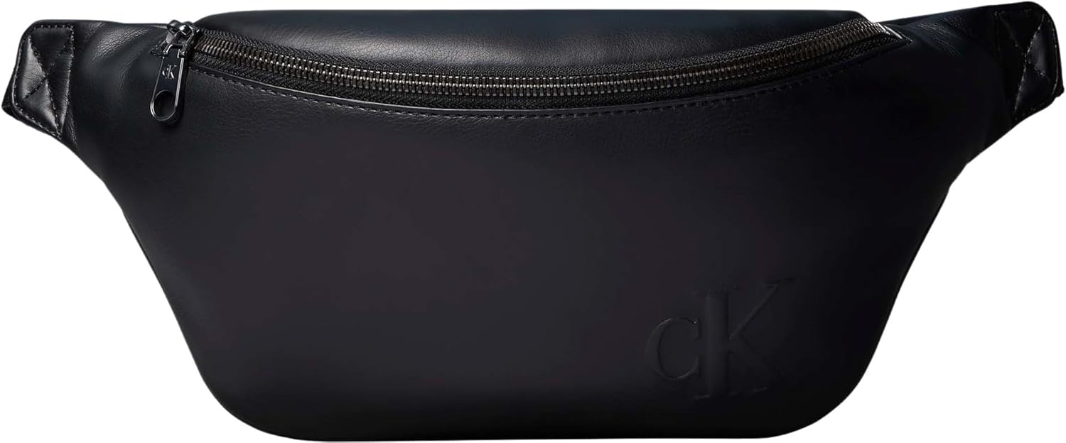 Detalle de Calvin Klein Homme Bold CK Waistbag Lv04D3249G Sacoche Ceinture Noire