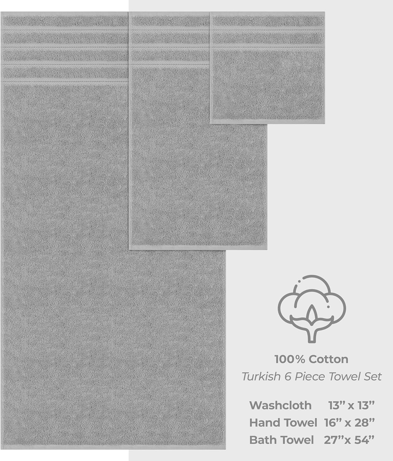 Thumbnail 3 de American Soft Linen Towel Set 600 GSM
