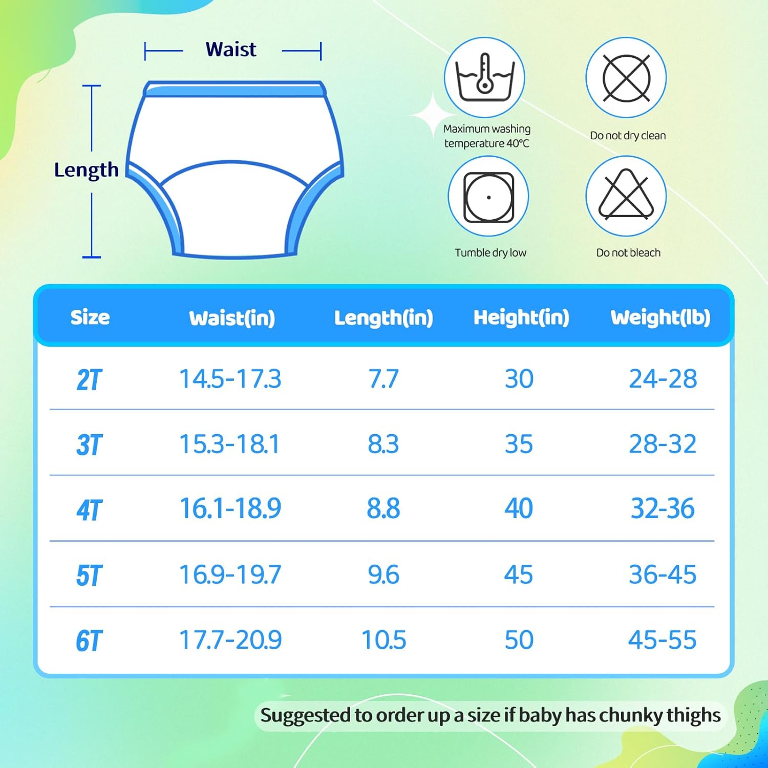 Thumbnail 6 de UNIFAMILY 6 Pack Potty Training Pants for Boys – 2–4 Years Cotton Training Underwear