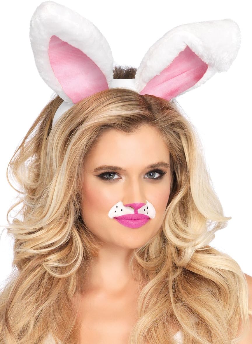 Detalle 1 de LEG AVENUE Damen Plush Bunny Ears Kopfband (1er Pack) – Ideales Kostüm-Accessoire