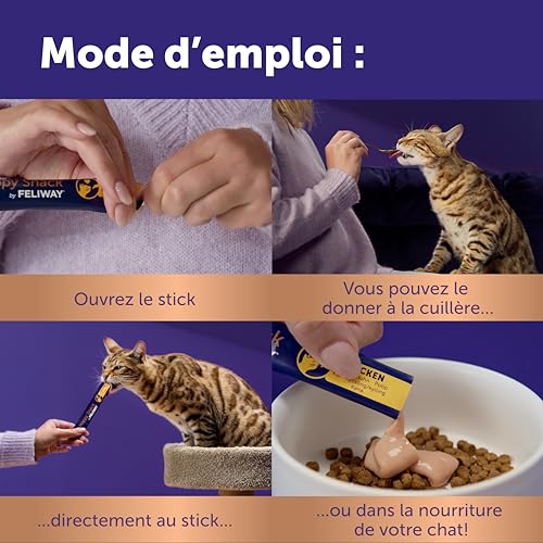 Detalle 2 de FELIWAY friandises apaisantes pour chats, 24 sticks