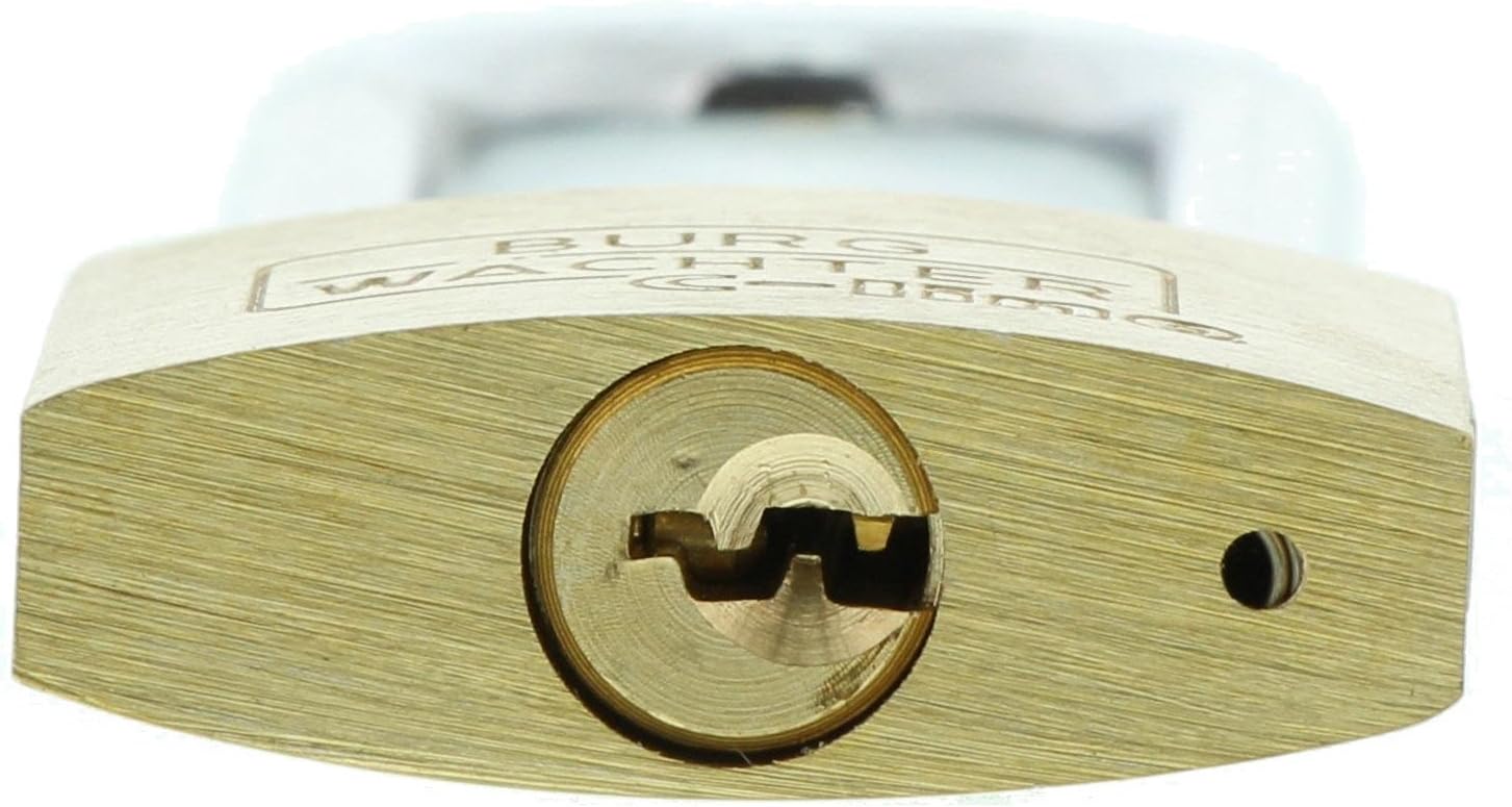 Detalle de Burg-Wächter C-Line 222 HB 30 45SB Vorhängeschloss – Messing, 5 mm Bügelstärke