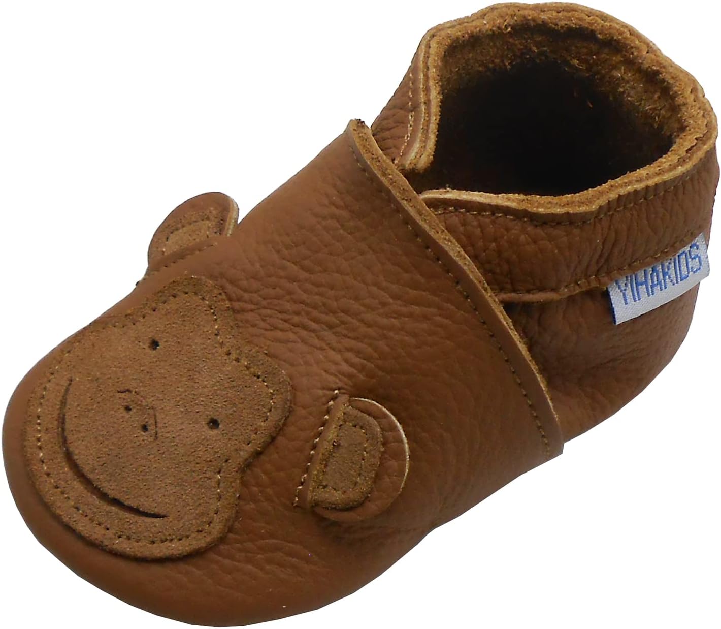 Detalle de YIHAKIDS Weiche Leder Krabbelschuhe