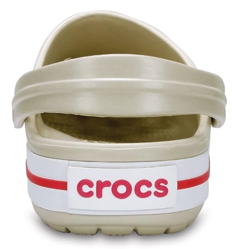 Thumbnail 2 de Crocs Crocband Clogs Unisex in Stucco Melon – UK 8 Men / 9 Women