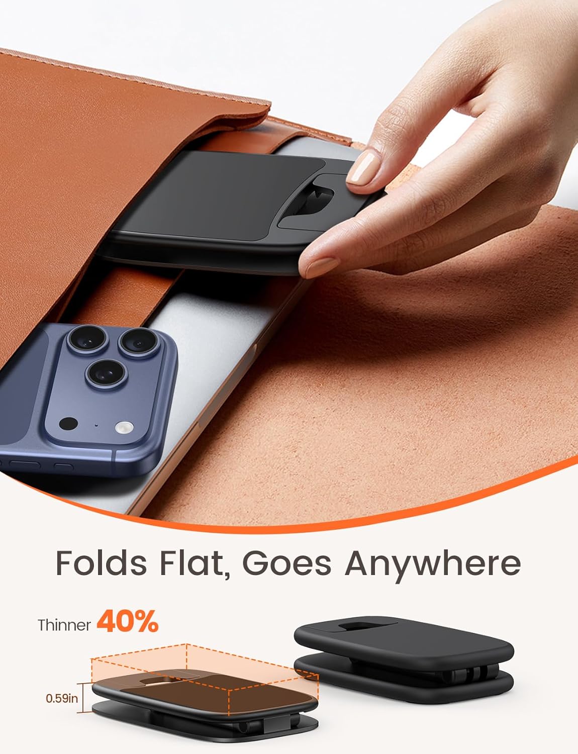 Detalle 2 de Lamicall Ultra-Thin Phone Stand 4.3 in