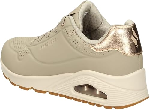 Detalle 2 de Skechers Uno Golden Air zapatillas de mujer con ajuste de cuña y espuma viscoelástica