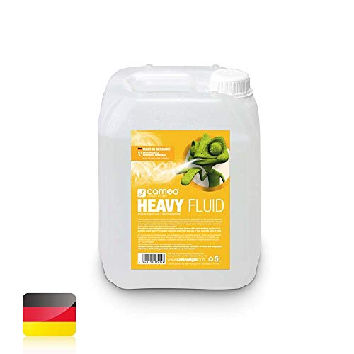 Cameo HEAVY FLUID 5 L — Fluide de fumée dense et longue tenue pour machines à fumée
