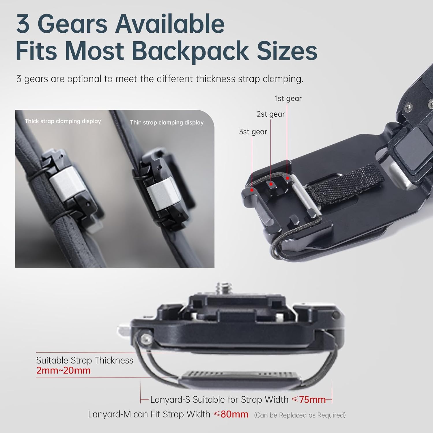Detalle de Falcam F38 Kamera Clip V2 38 mm Schnellschuh