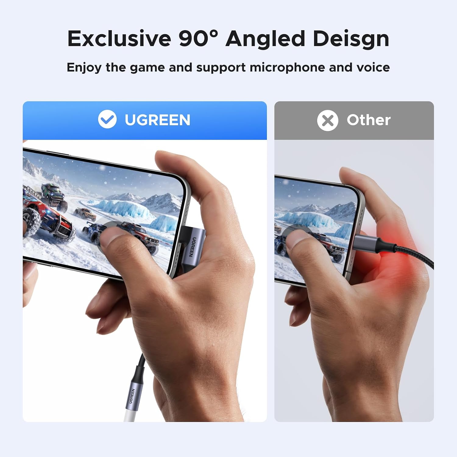 Thumbnail 4 de UGREEN USB-C Jack Audio 3,5 mm 90°