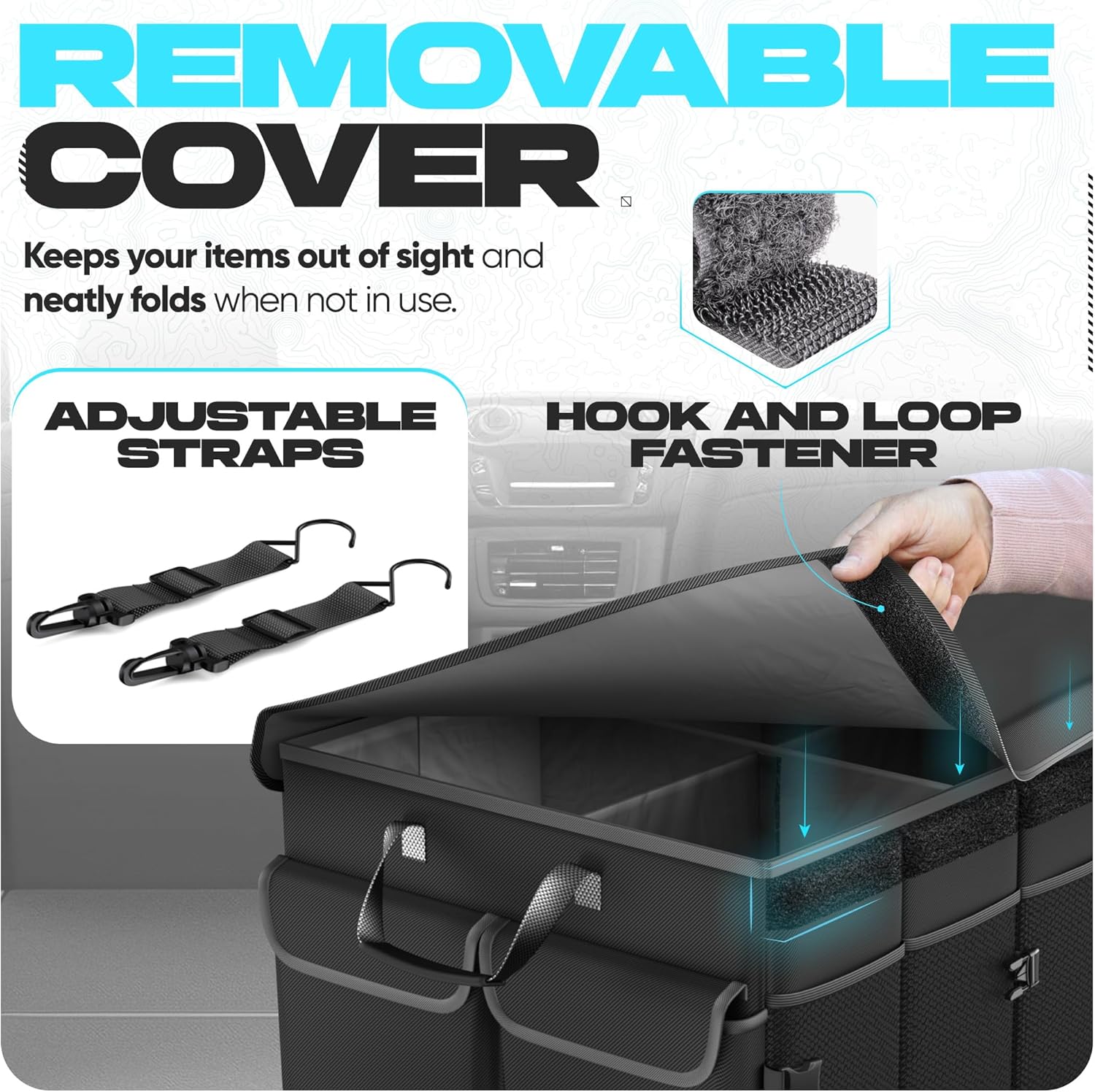 Thumbnail 4 de FORTEM Trunk Organizer 105L for SUV