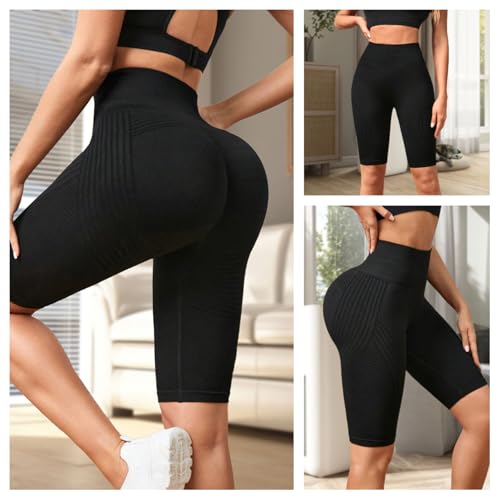 Detalle 2 de Leggings Anti Cellulite 3D Femme Shorts Court Deedlite – compression haute et silhouette sculptée