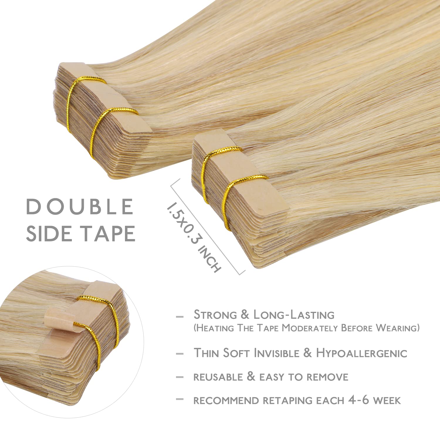 Thumbnail 2 de WENNALIFE Tape-In Extensions 18" 20pcs 🎀