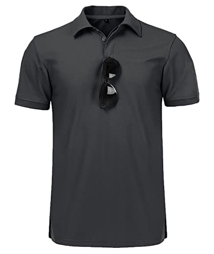 Detalle 2 de JACKETOWN Manga Corta Polo Secado Rápido y Transpirable para Hombre