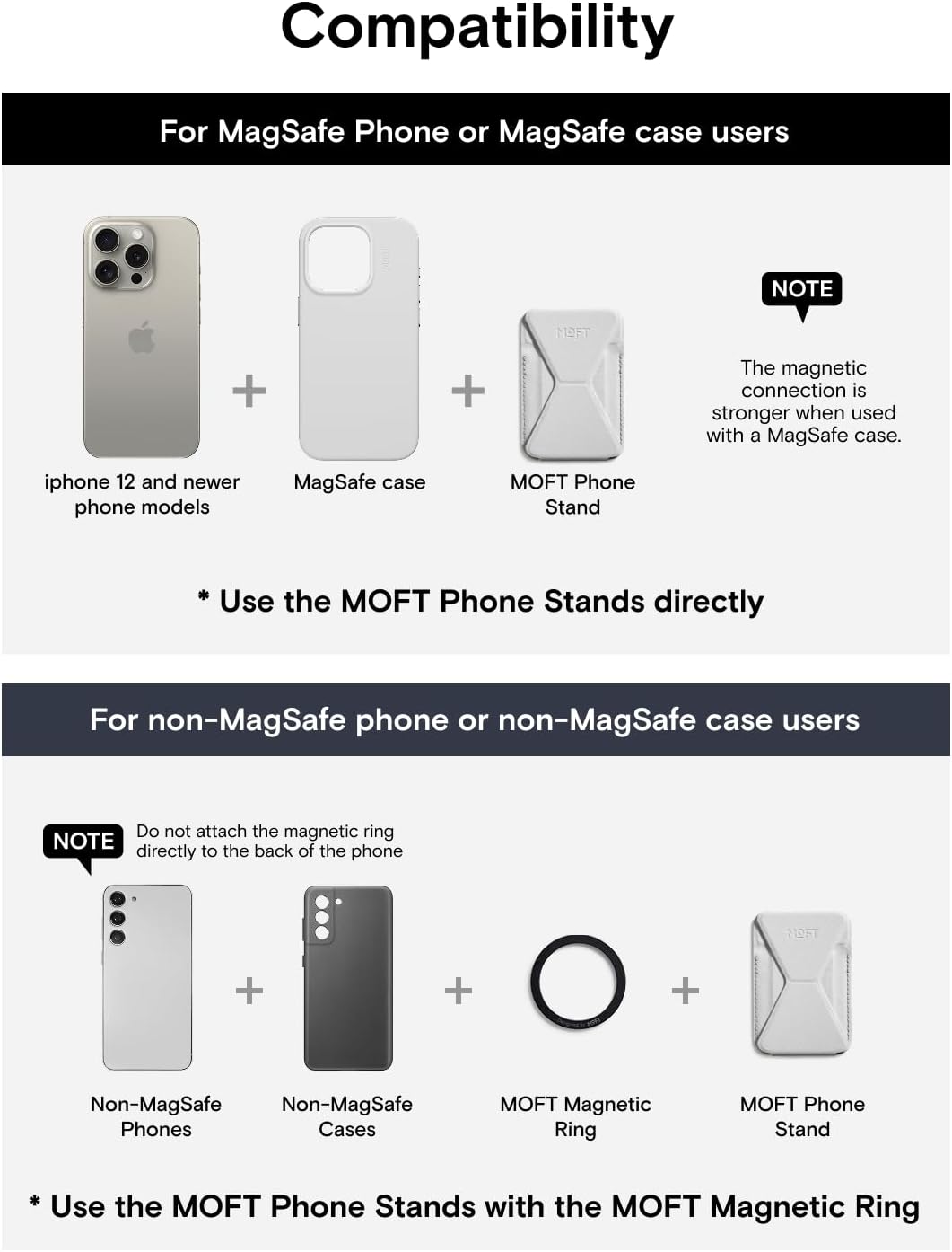Thumbnail 6 de MOFT MagSafe Wallet Stand for iPhone 17–12 Series: 3-in-1 MagSafe Wallet, Stand and Grip