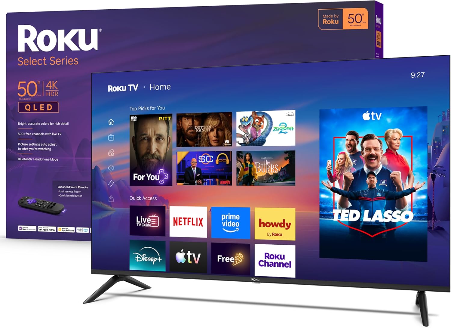 Detalle de Roku QLED Smart TV 50-Inch