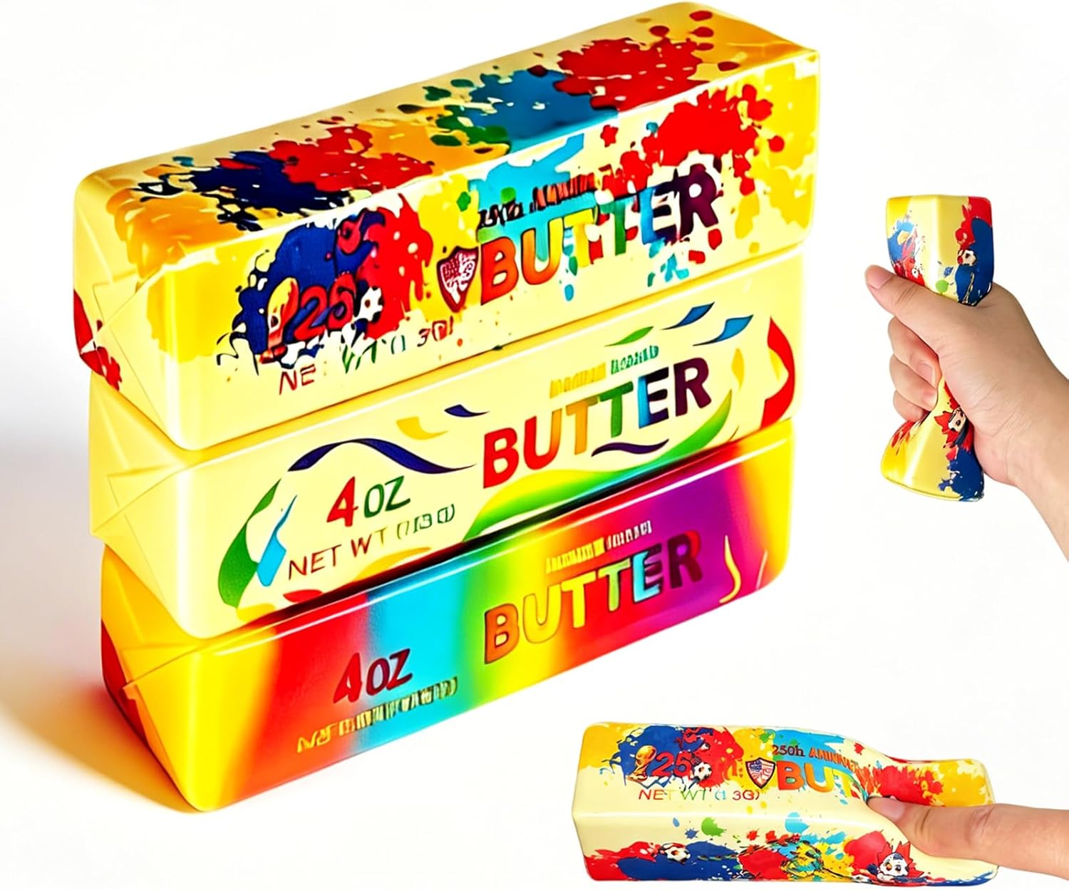 Thumbnail 6 de Butter Squishy: Realistic Butter Stick Squeeze Toys (Butter-2PCS) for Stress Relief