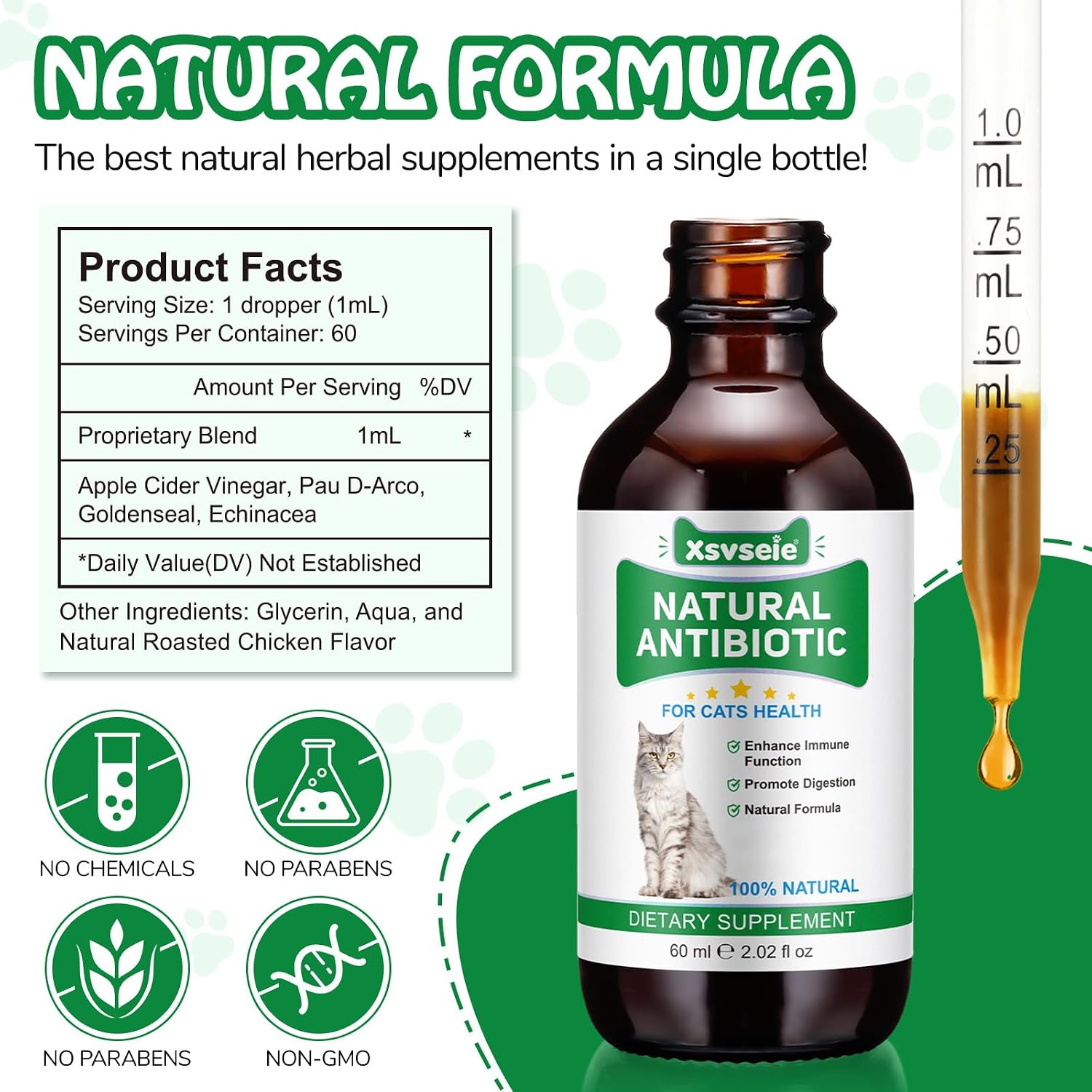 Thumbnail 5 de Antibióticos Naturales para Gatos 60 ml