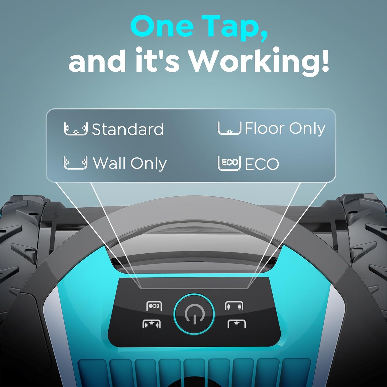 Detalle de Pleco Pro Robotic Pool Cleaner, 240-Minute Runtime