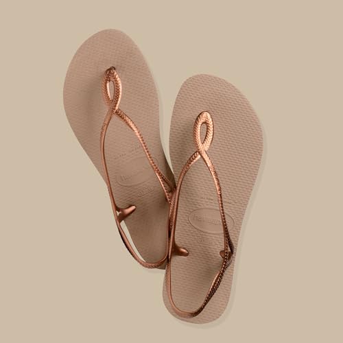 Detalle de Havaianas Luna Donna Sandali Oro Rosa 35/36 EU: equilibrio tra femminilità e comfort