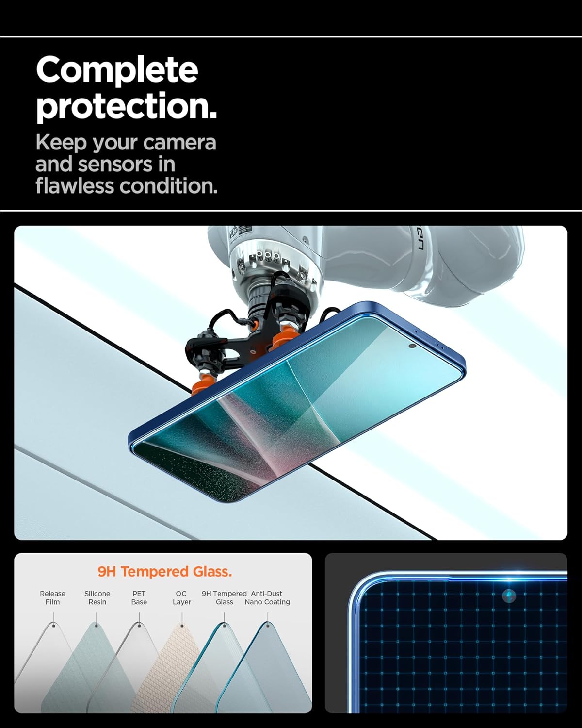 Thumbnail 4 de Spigen Glas.tR EZ Fit Pro : verre trempé 9H pour Samsung Galaxy S25 Edge (2 pièces) avec pose facile