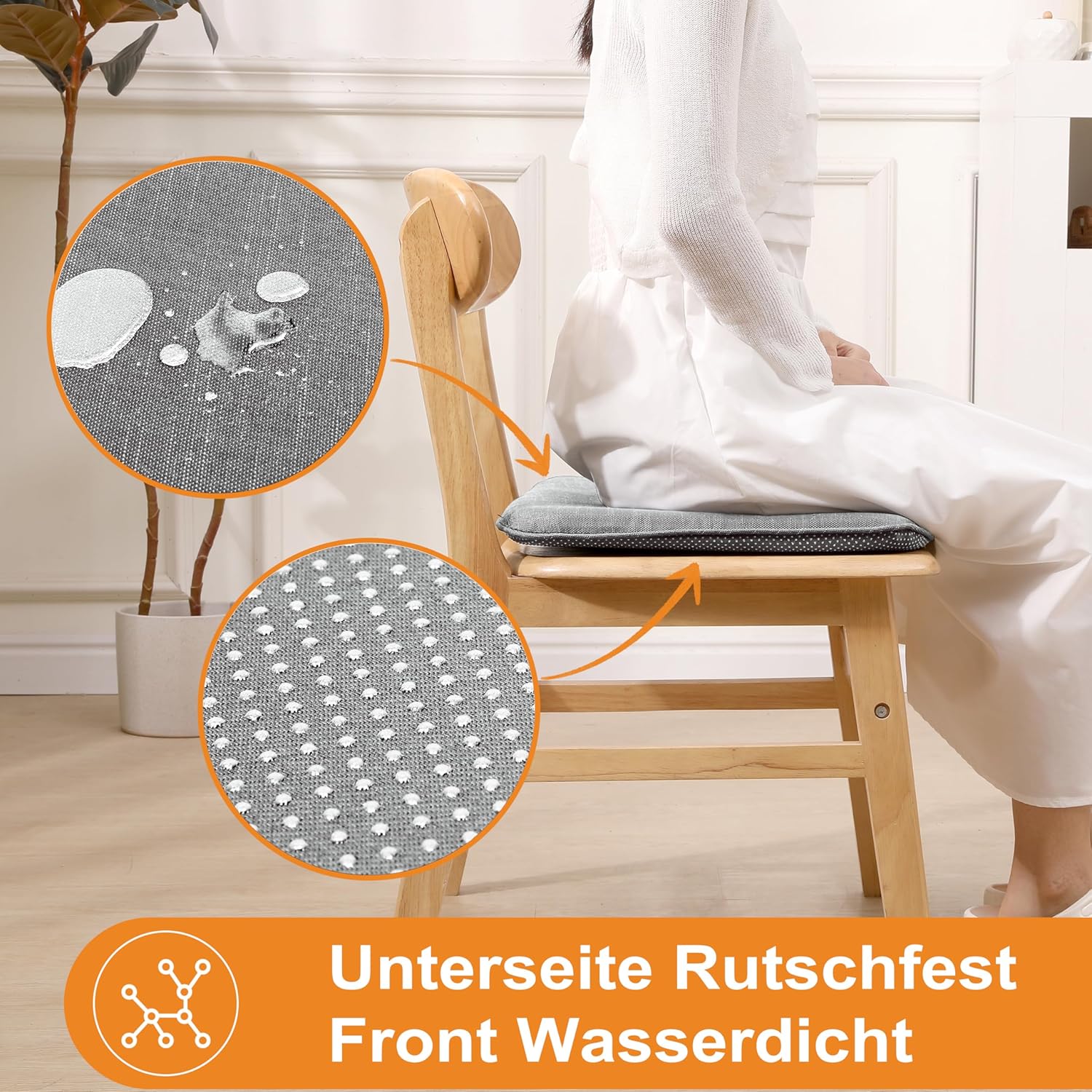 Thumbnail 3 de RACE LEAF 40,5x40,5 cm Sitzkissen 4er Set