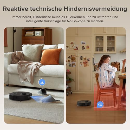 Thumbnail 6 de roborock QV 35A Set Saugroboter mit Wischfunktion – 8000 Pa Kraft, LiDAR-Navigation, Selbstreinigung