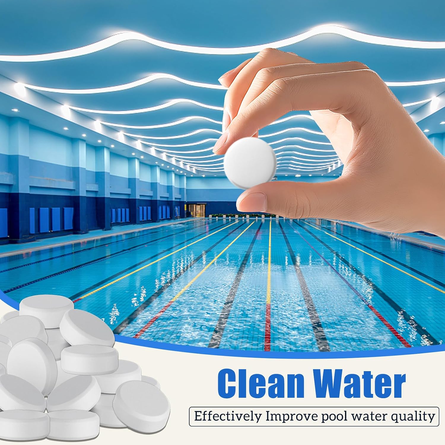 Detalle 2 de Fox·Bunny Chlorine Tablets for Hot Tub: 40 x 20g 4-in-1 Dispenser Tablets