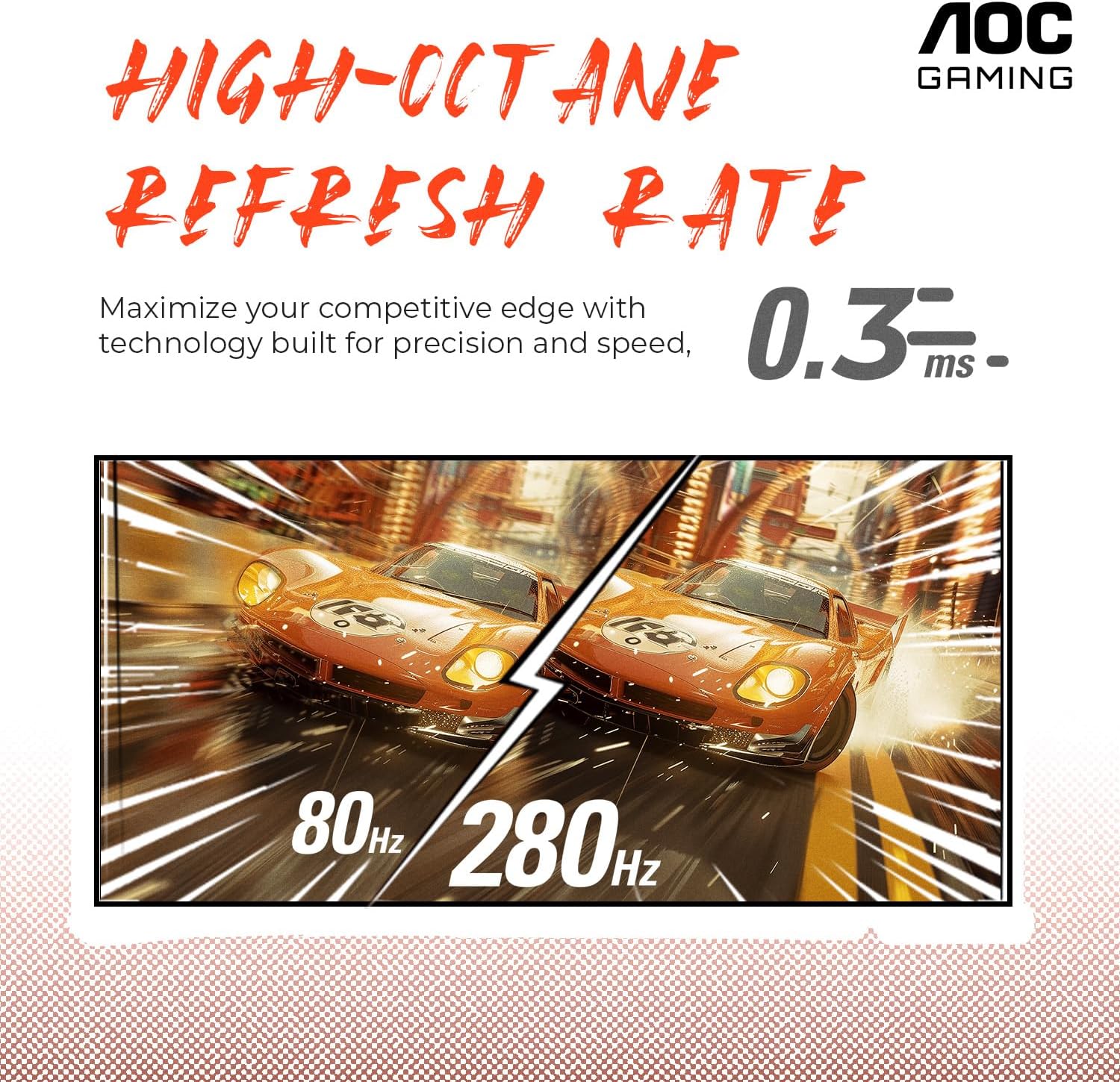 Detalle de AOC 27" Curved Gaming Monitor C27G4ZH: Ultra-Fast 1080p, 1500R VA, FreeSync Premium