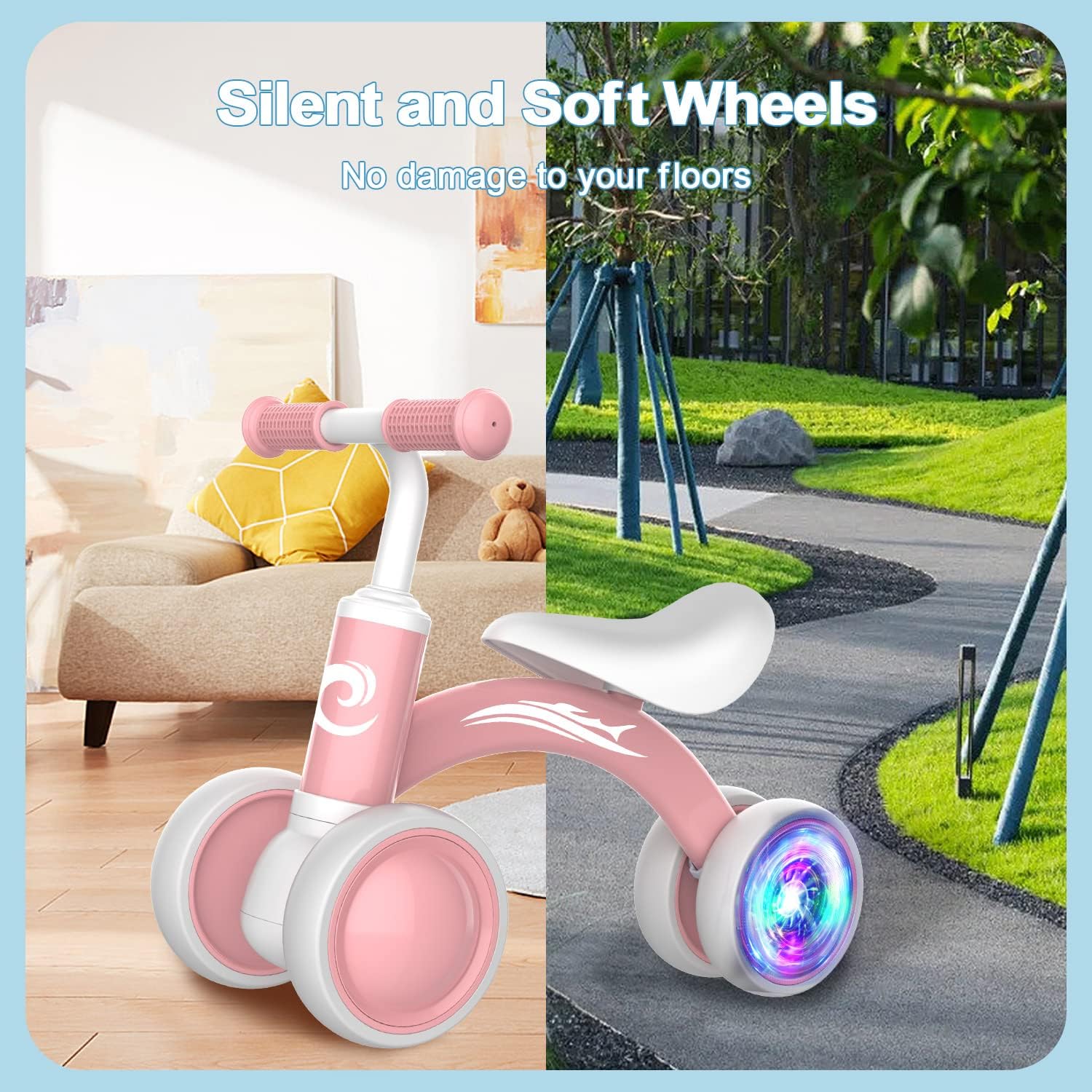 Thumbnail 6 de Colorful Lighting Balance Bike for 1 Year Old