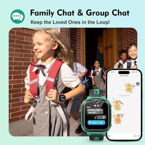 Detalle de imoo Z1 Kids Smart Watch for Boys with GPS Tracker & Video Call, IPX8 Blue