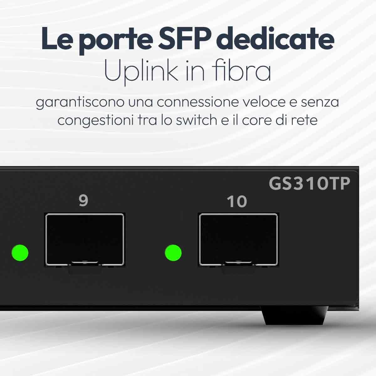 Thumbnail 4 de NETGEAR S350 Switch PoE+ 8 porte Gigabit