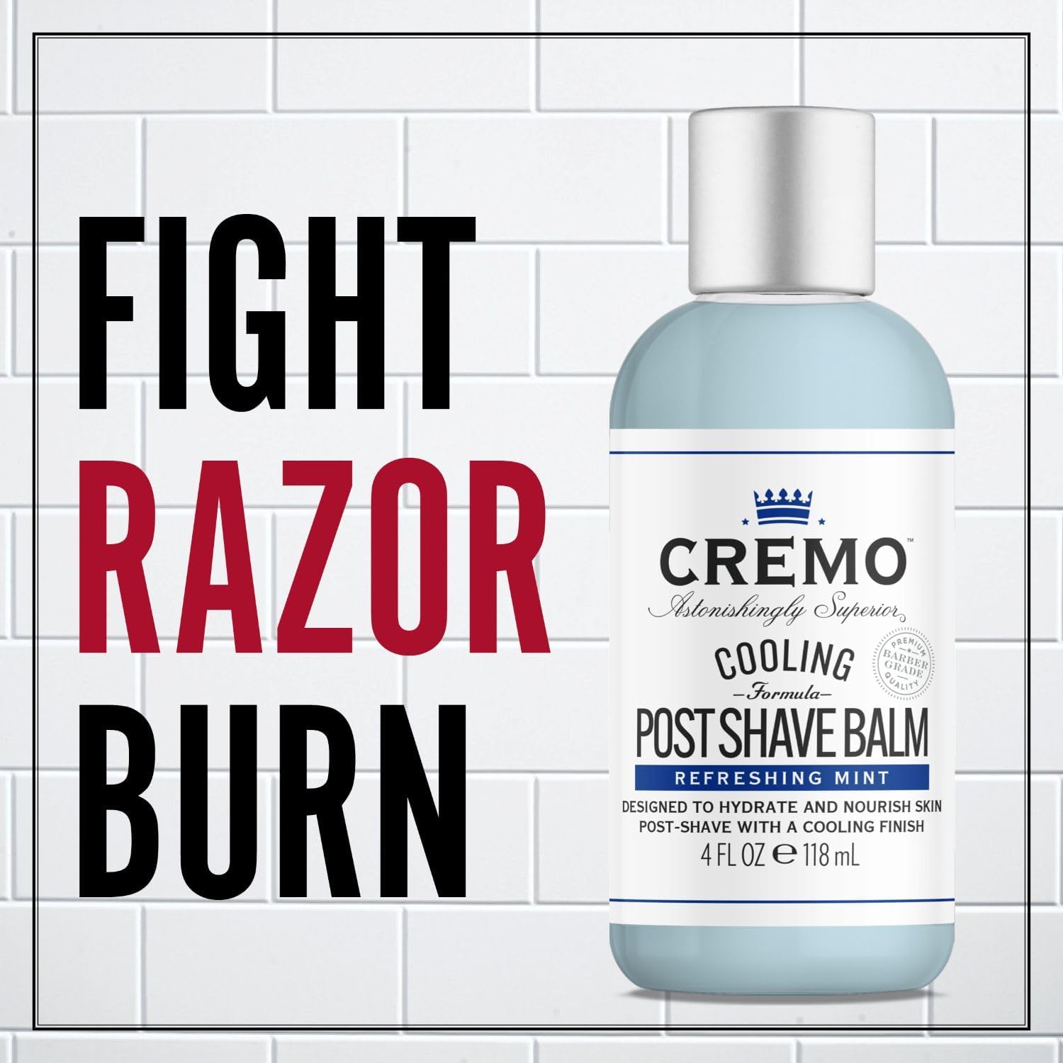 Thumbnail 3 de CREMO Cooling Post Shave Balm for Men – Refreshing Mint, 118ml