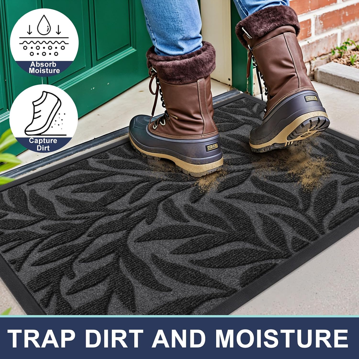Thumbnail 2 de Smiry Outdoor Doormat 29.5x17