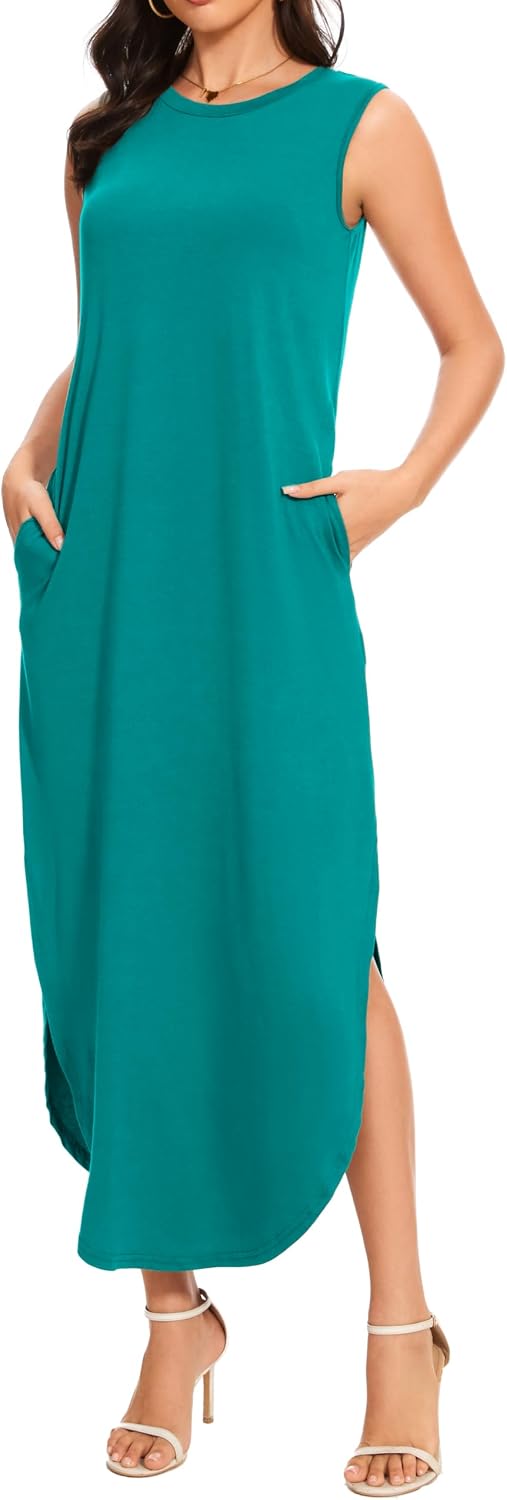 Thumbnail 5 de Women's Loose Sundress 2026 Maxi Dress with Pockets