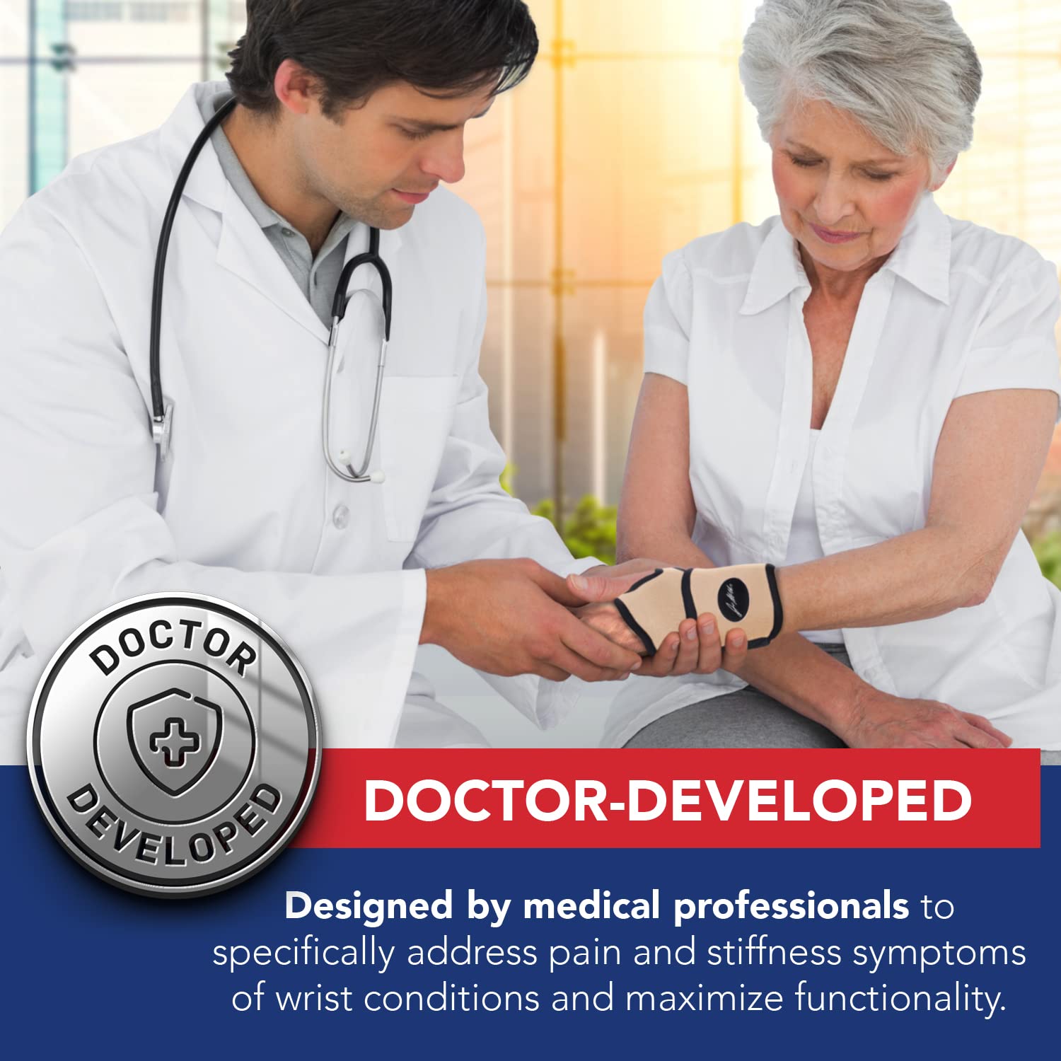 Detalle 2 de Dr. Arthritis Premium Wrist Support with Strap