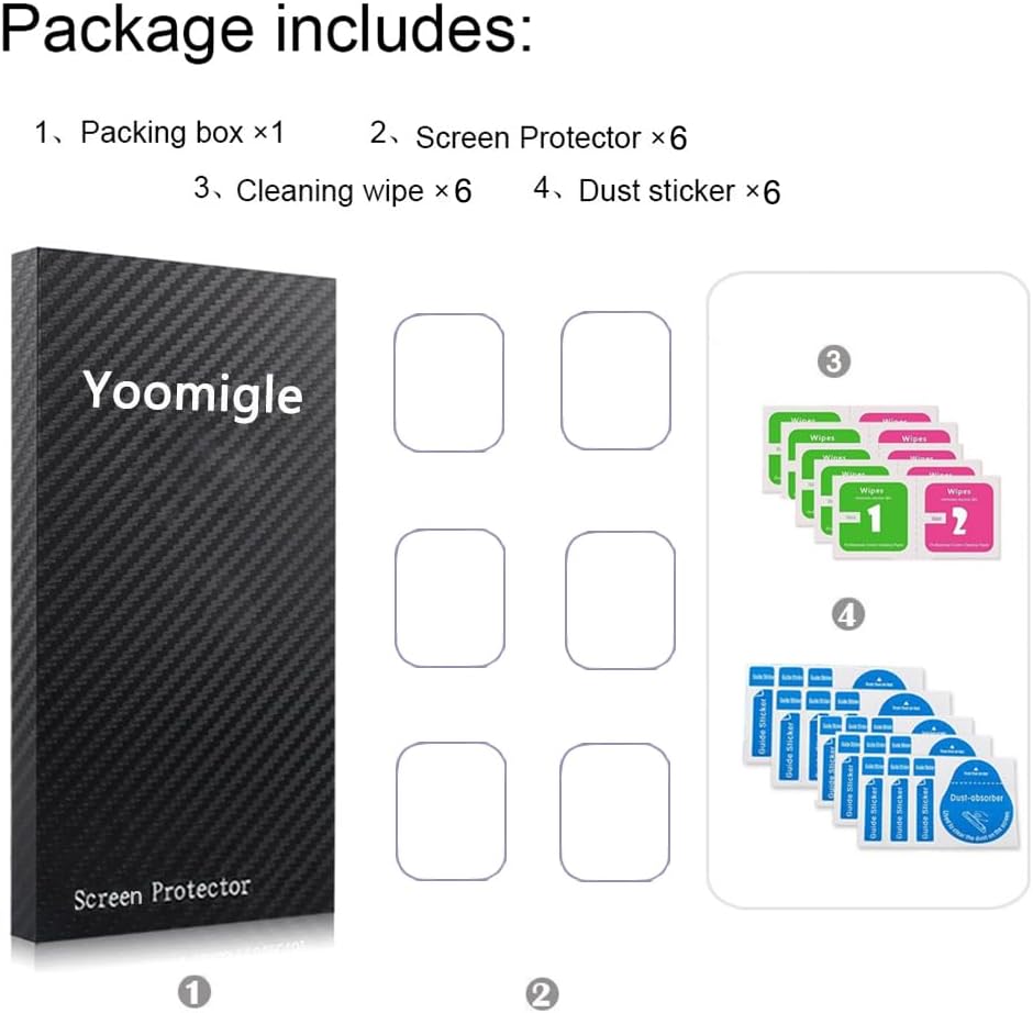 Thumbnail 6 de Yoomigle screen protector for Baolubao R50 1.85"