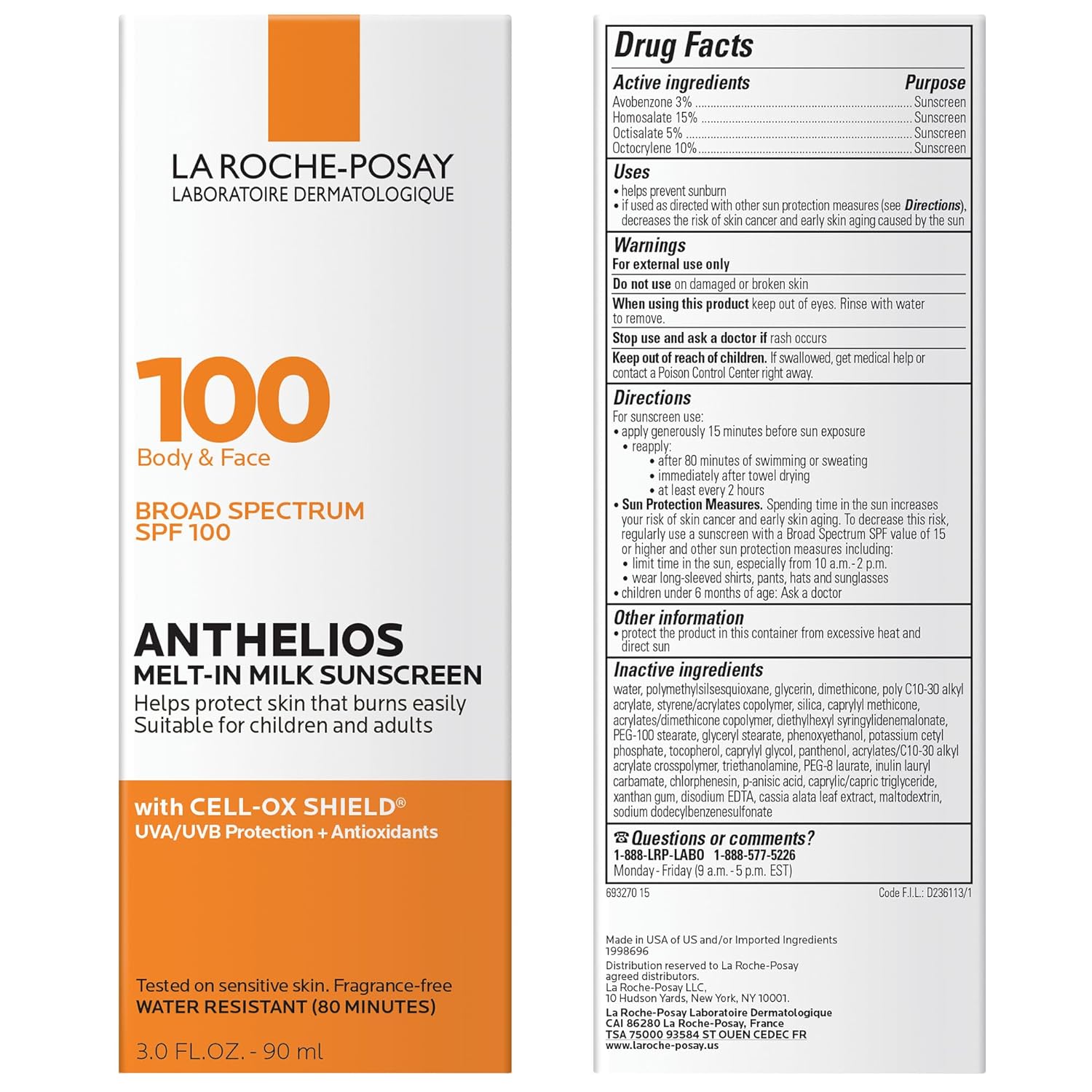 Thumbnail 6 de La Roche-Posay Anthelios Melt-In Milk SPF 100 for Face & Body