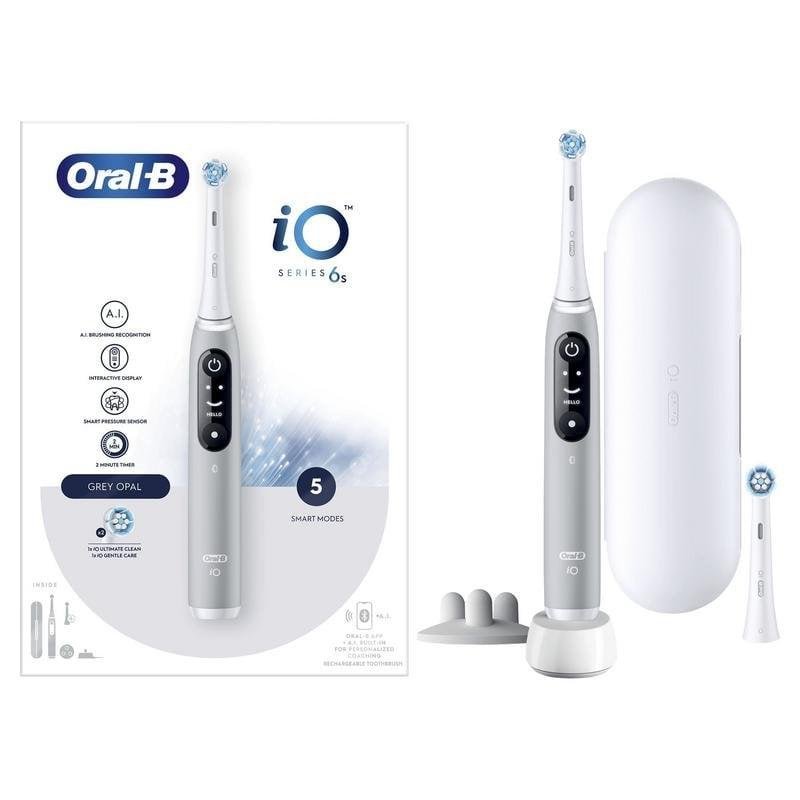 Thumbnail 3 de Cepillo de Dientes Oscilante Rotativo Braun Oral-B iO 6S: 5 modos, 2 cabezales y estuche de viaje