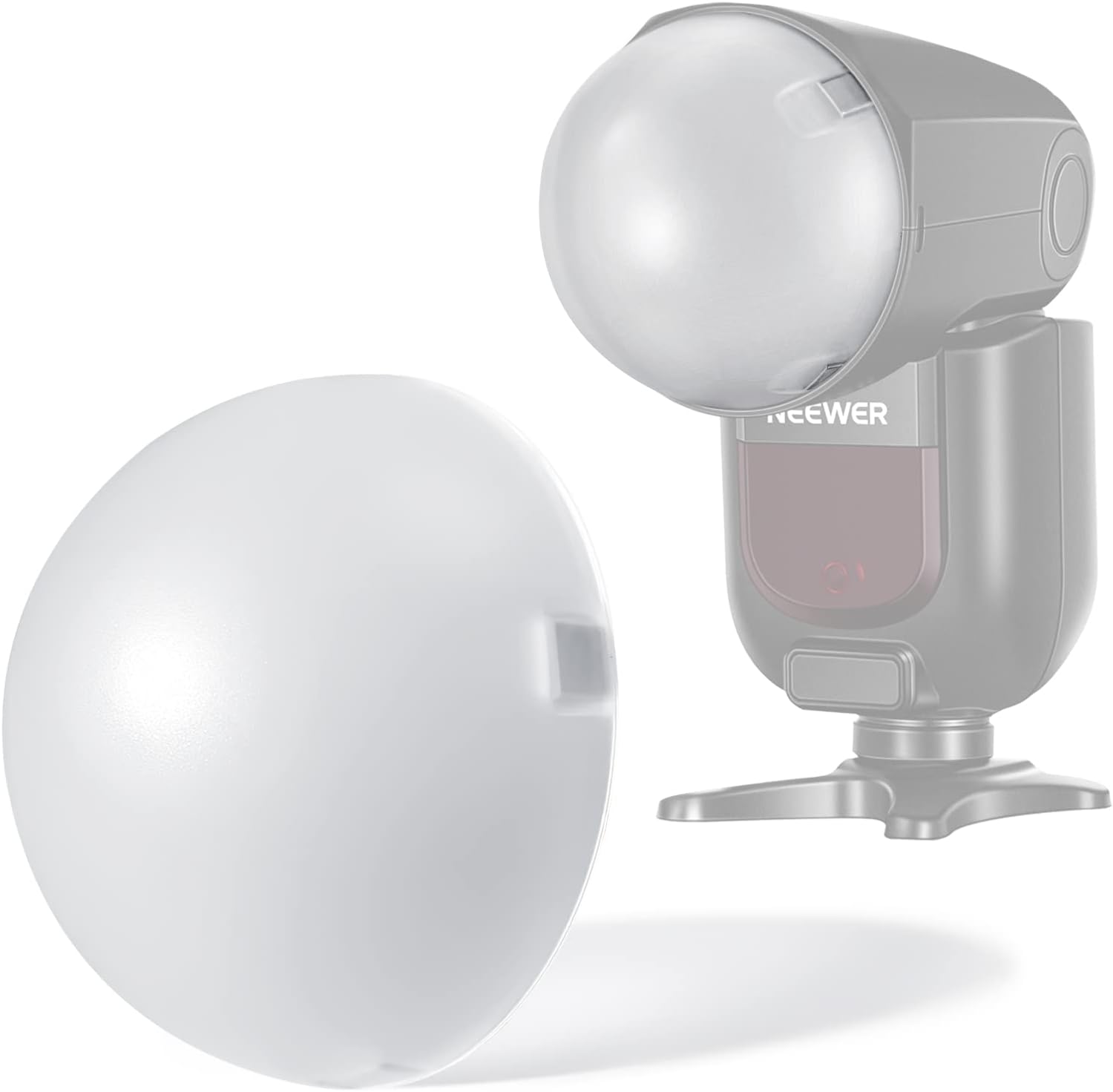 Detalle de NEEWER Magnetic Dome Diffuser for Round Head Speedlite (Z2/Z1) – M12