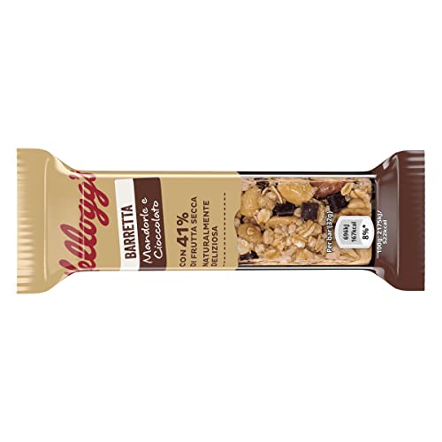 Detalle de Kellogg's Barrette Mandorle e Cioccolato Display 16x32g