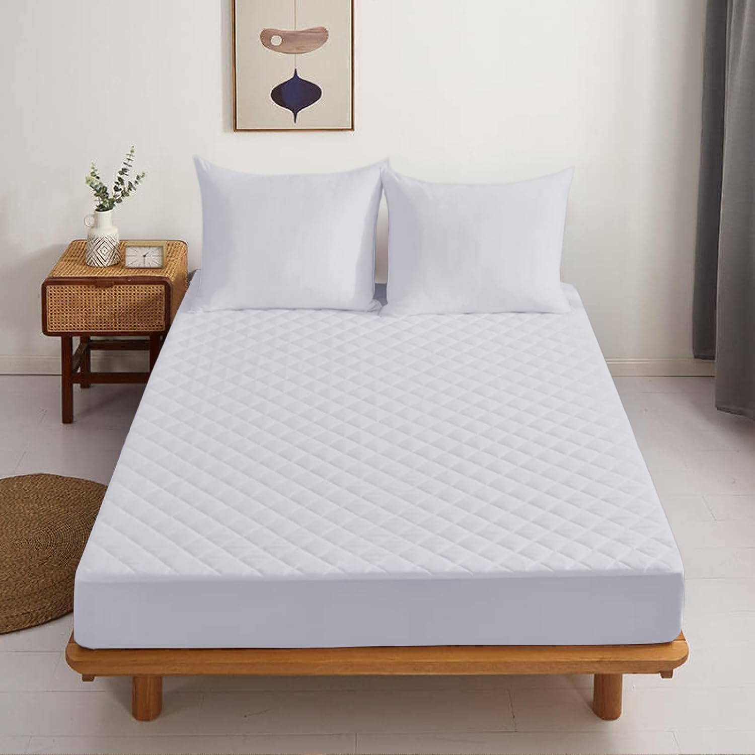 Thumbnail 3 de My Home Store Double mattress protector 30cm