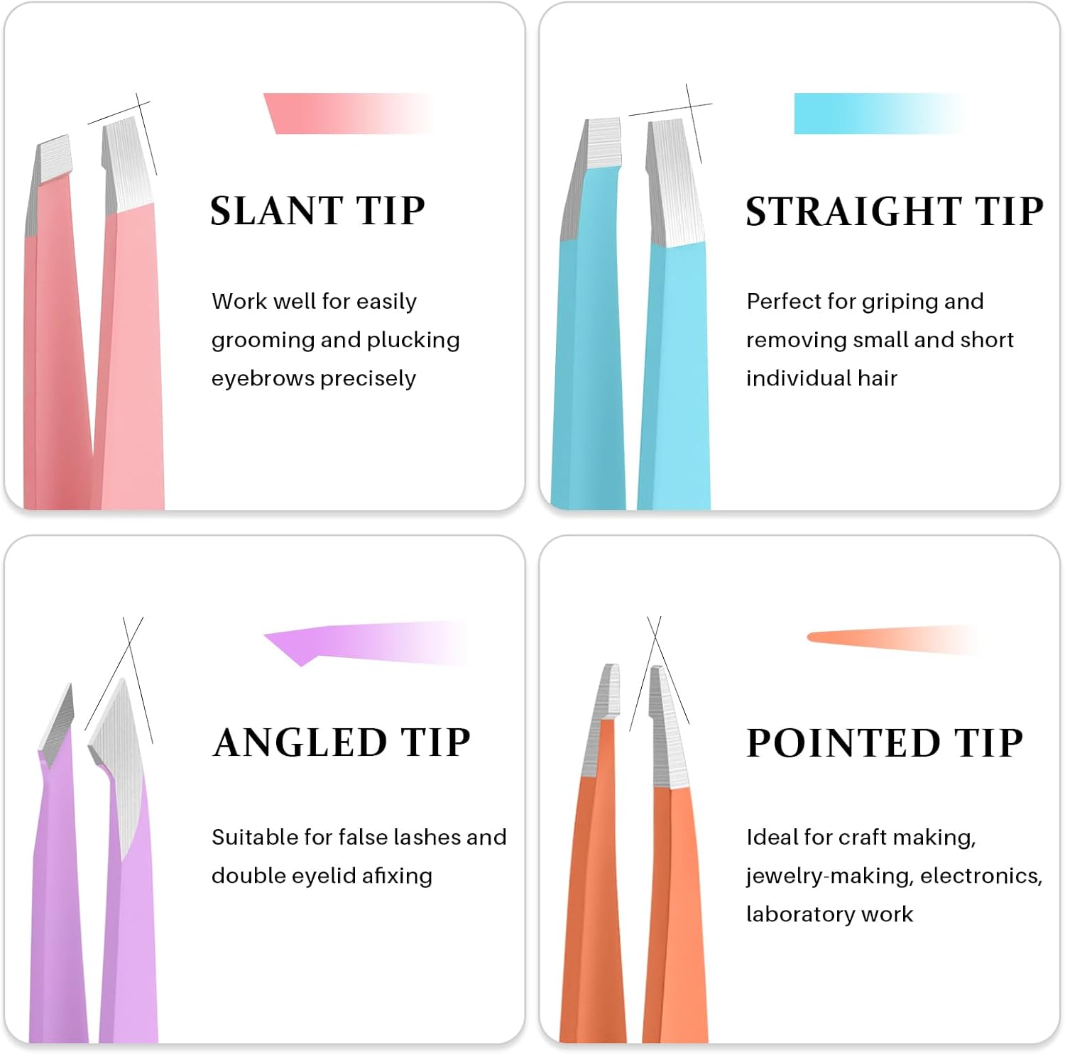 Detalle 2 de Leipple Tweezers for Women Facial Hair