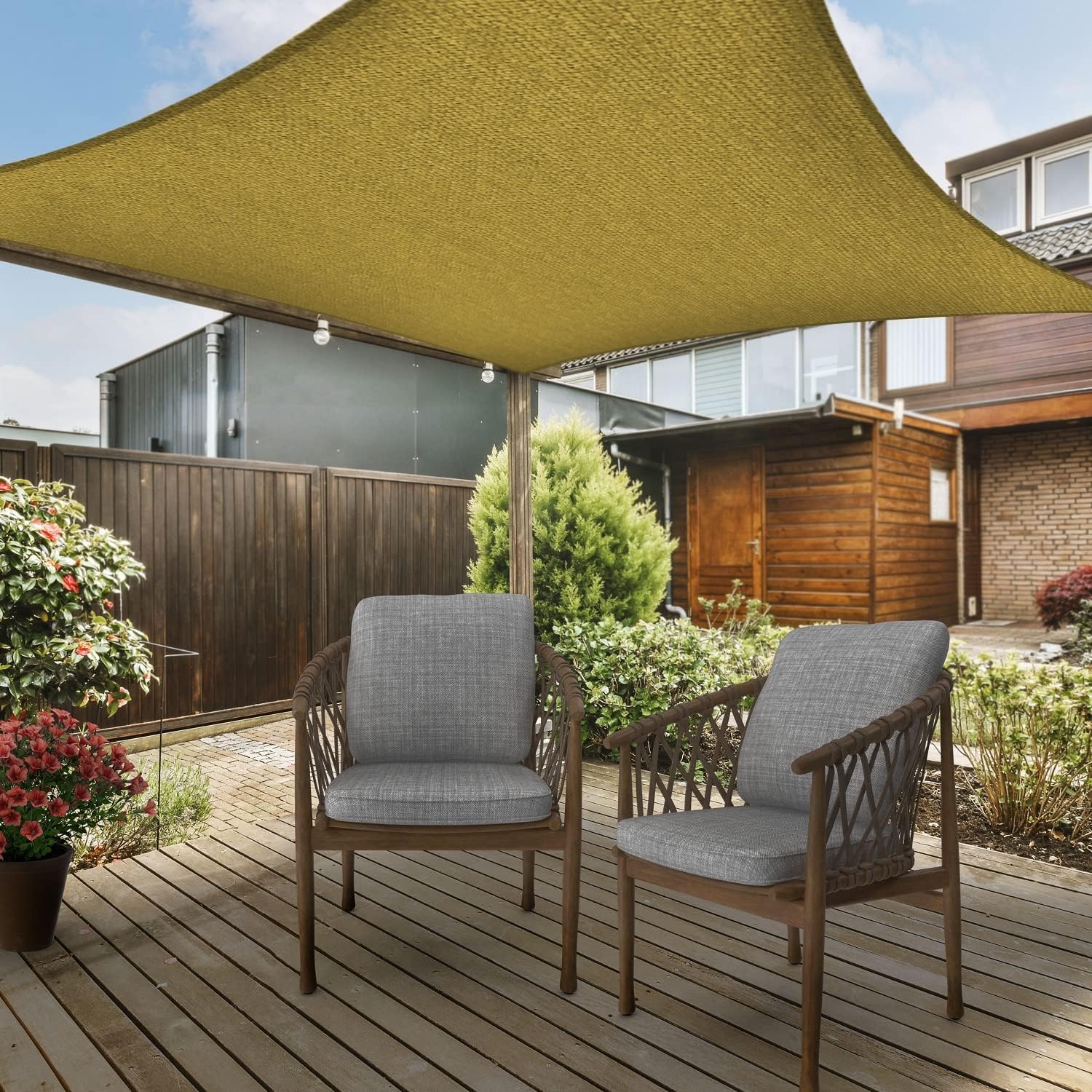 Thumbnail 5 de Asteroutdoor Rectangle Shade Sail 10' x 13