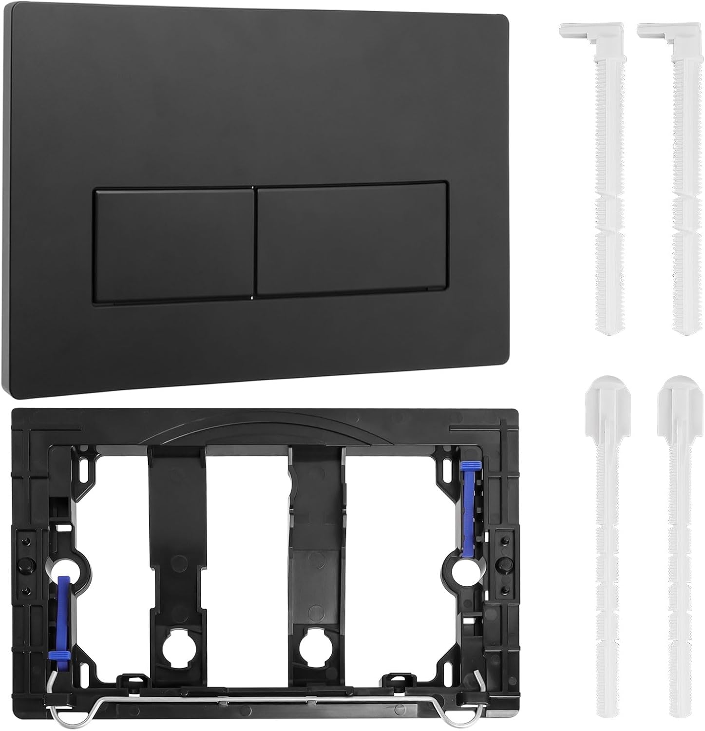 Detalle de INQUIRLLY WC-bedieningsplaat voor Geberit Sigma, zwart ABS met dubbele spoeling