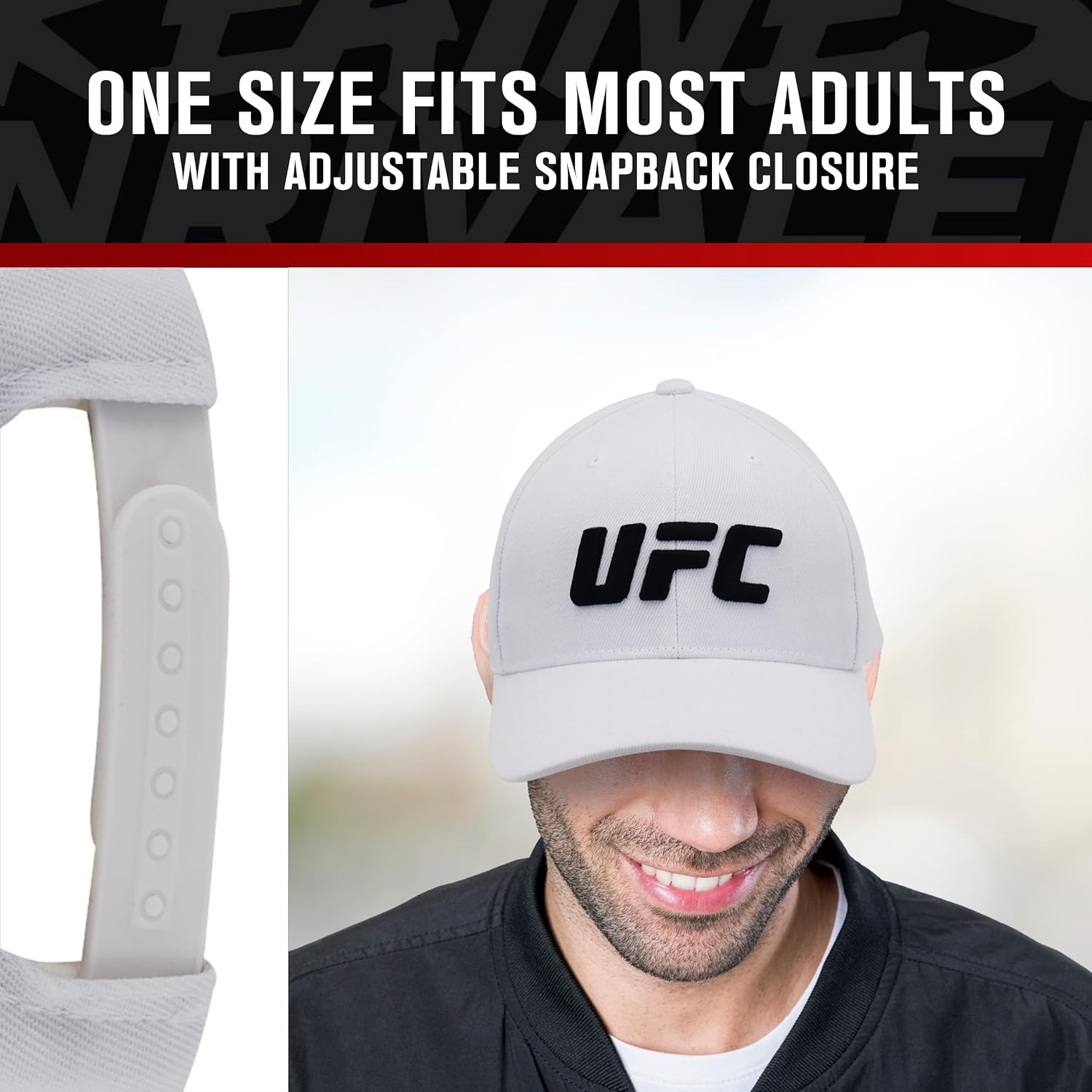 Detalle 2 de Concept One UFC Baseball Cap with Curved Brim