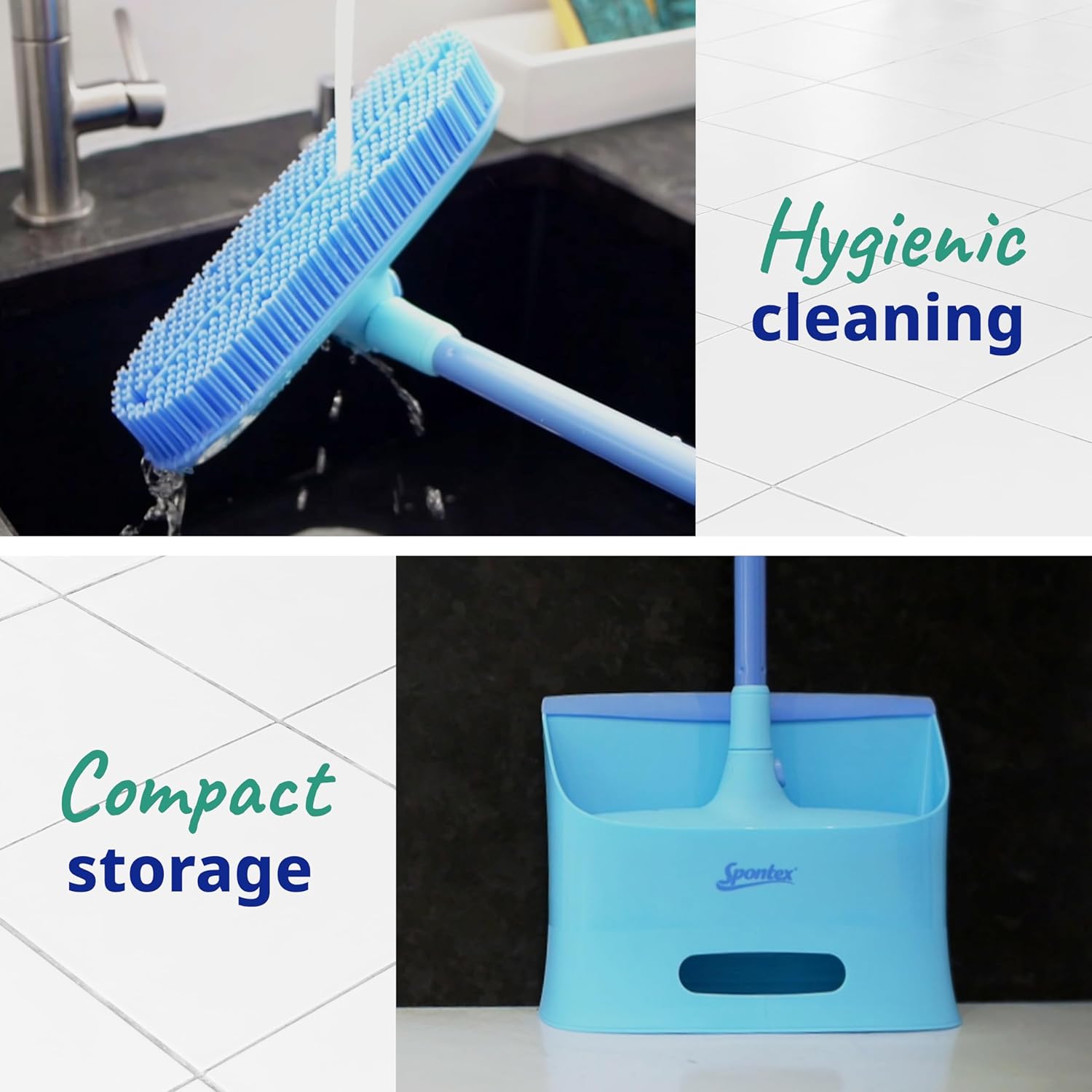 Thumbnail 5 de Spontex Catch & Clean Indoor Rubber Broom