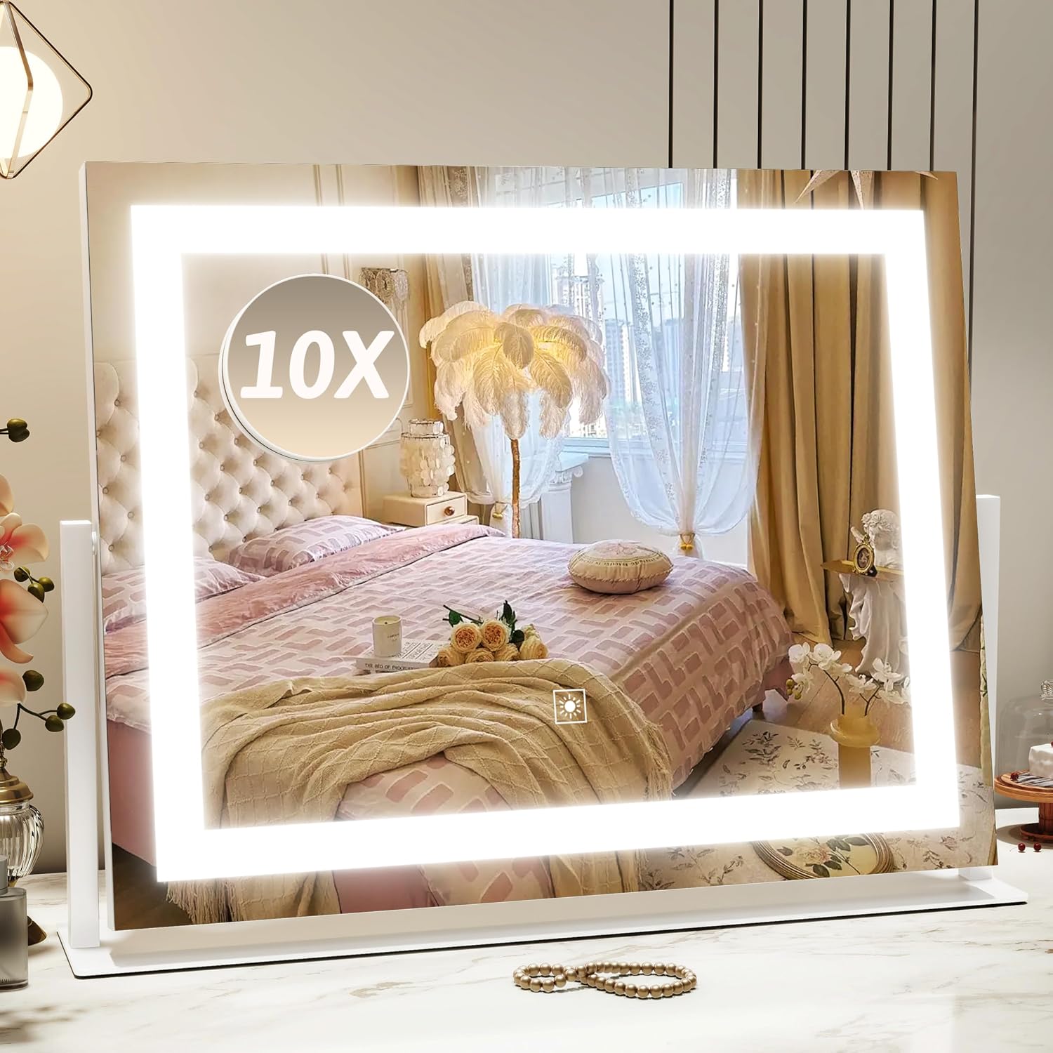 Imagen de ROLOVE Vanity Mirror 22x18 with Lights en OfertitasTOP