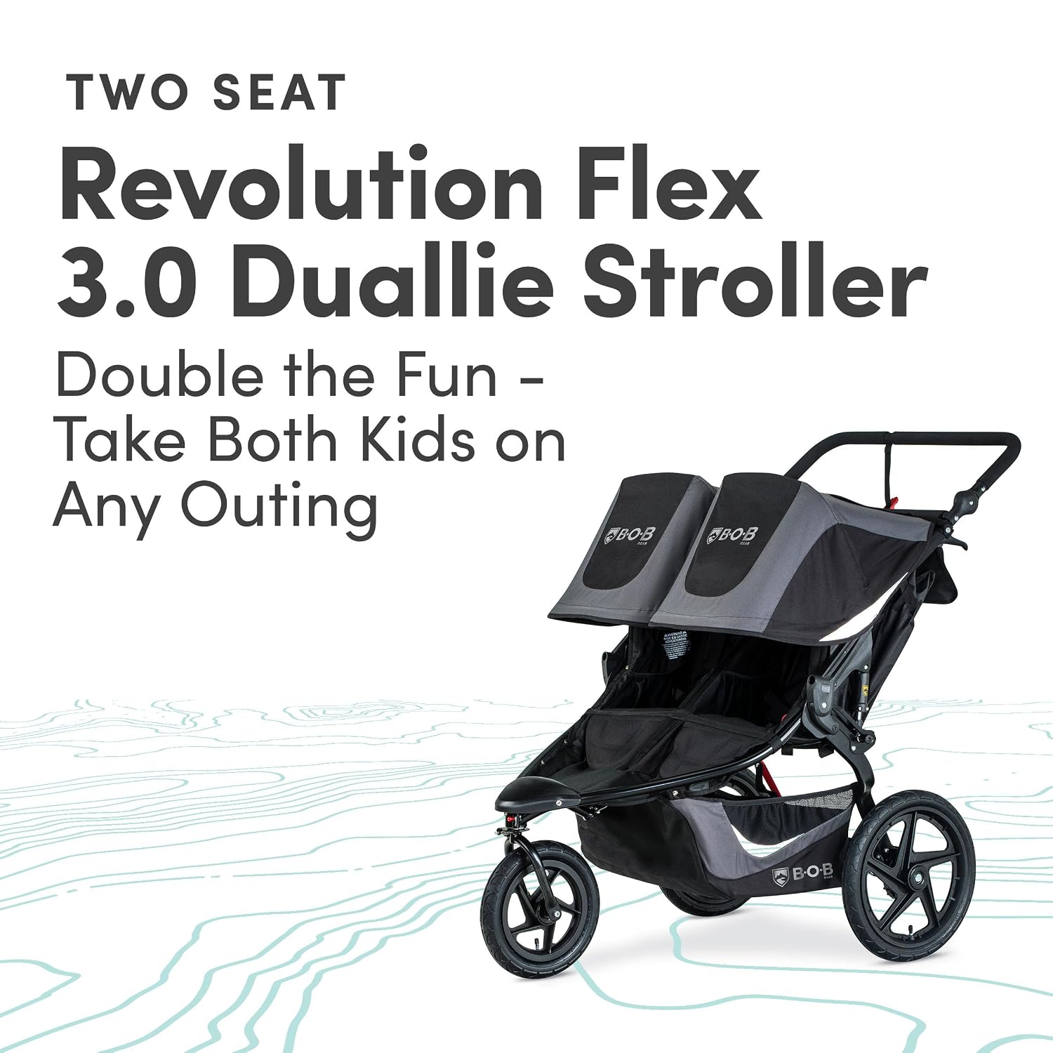 Detalle 2 de Bob Gear Revolution Flex 3.0 Duallie Jogging Stroller