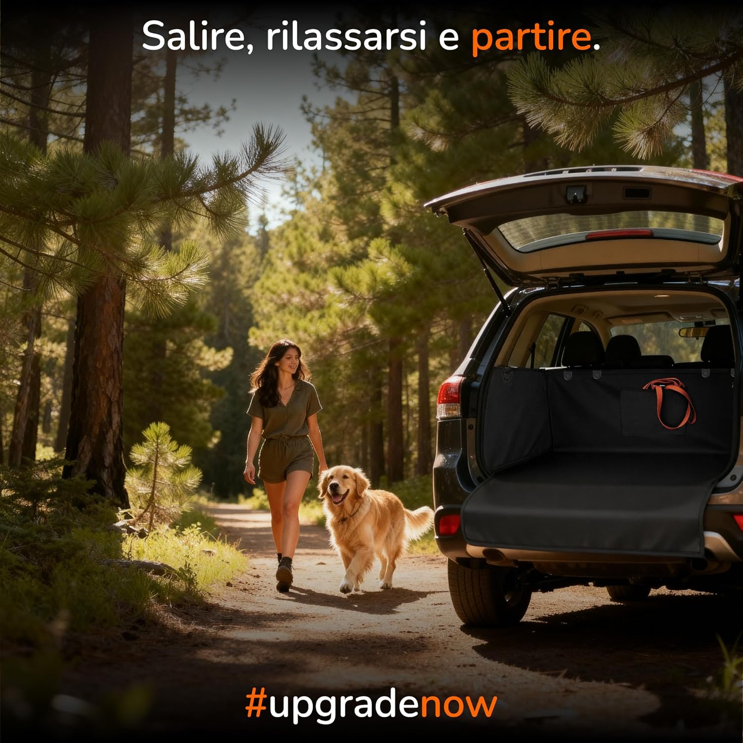 Thumbnail 6 de Upgrade4cars telo bagagliaio per cani universale impermeabile e antiscivolo con protezione laterale